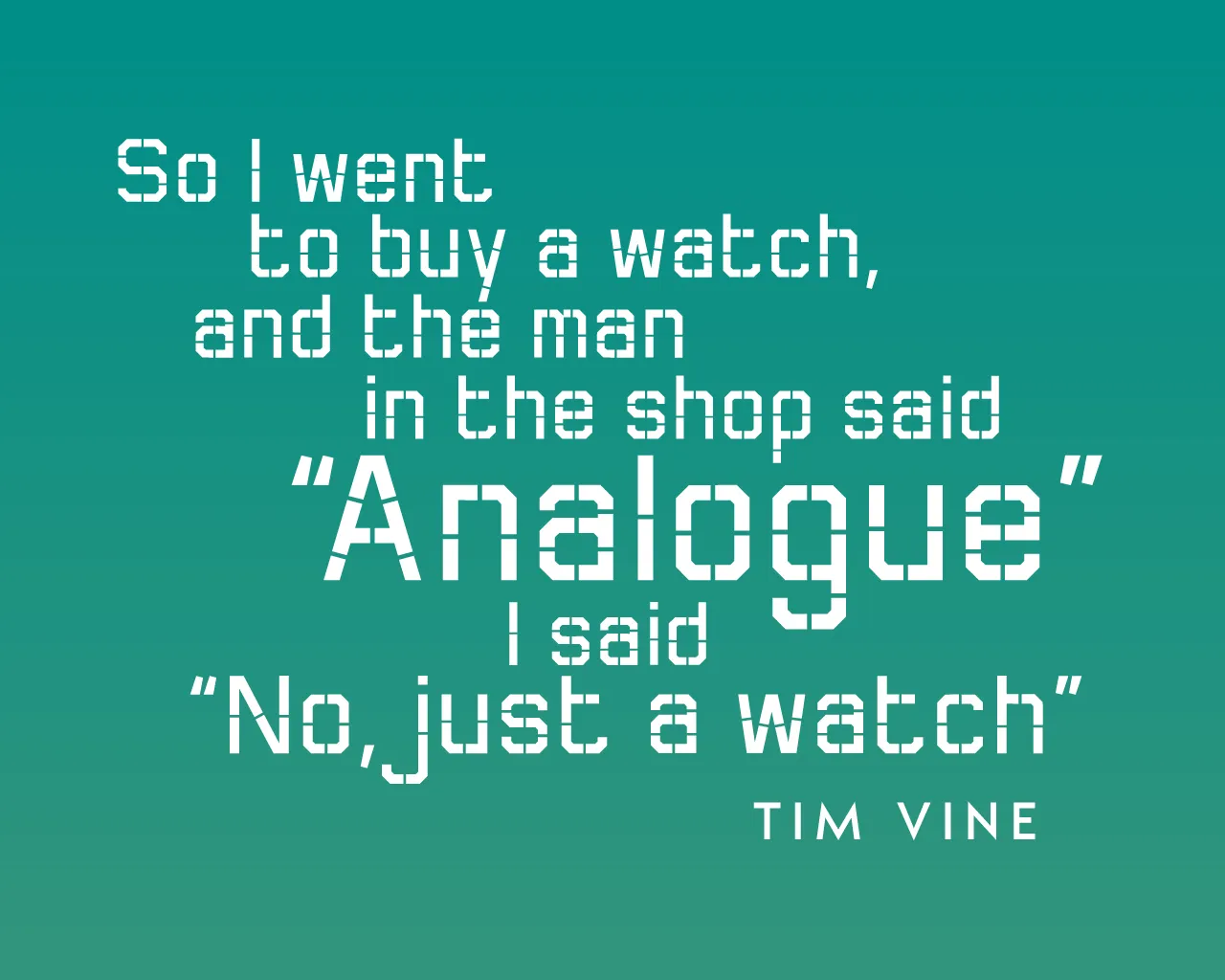 Quote of the week Thunderbolt 1280X1024