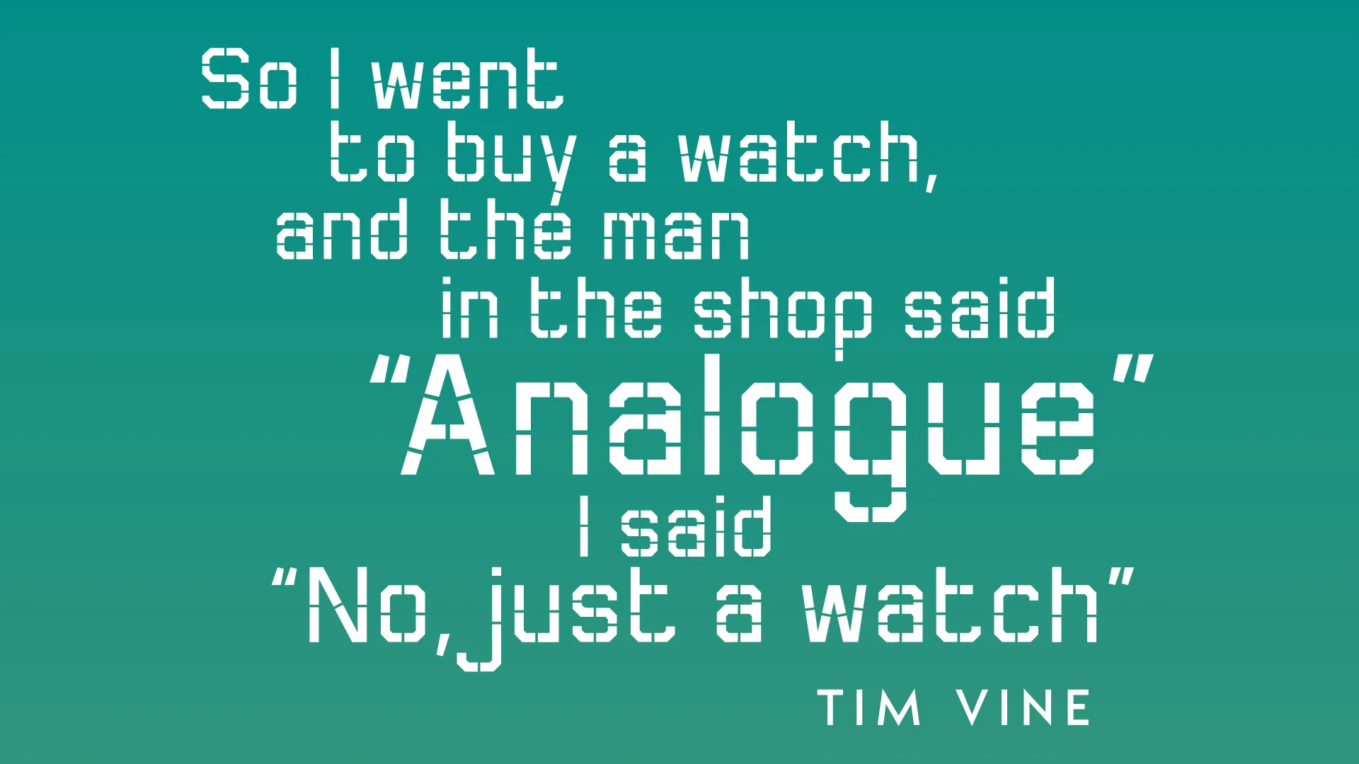 Quote of the week Thunderbolt 1920X1080