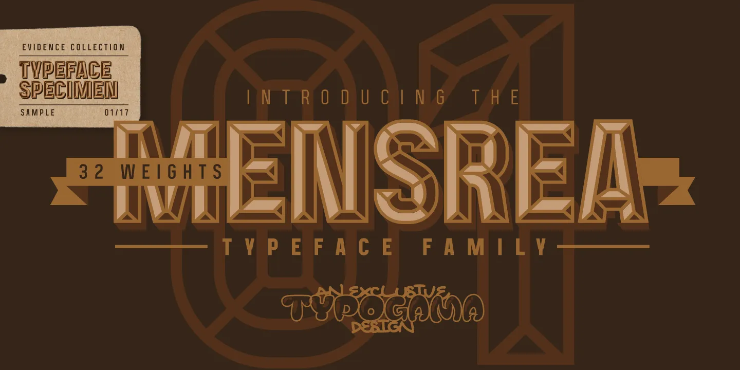 New font release: Mensrea 0