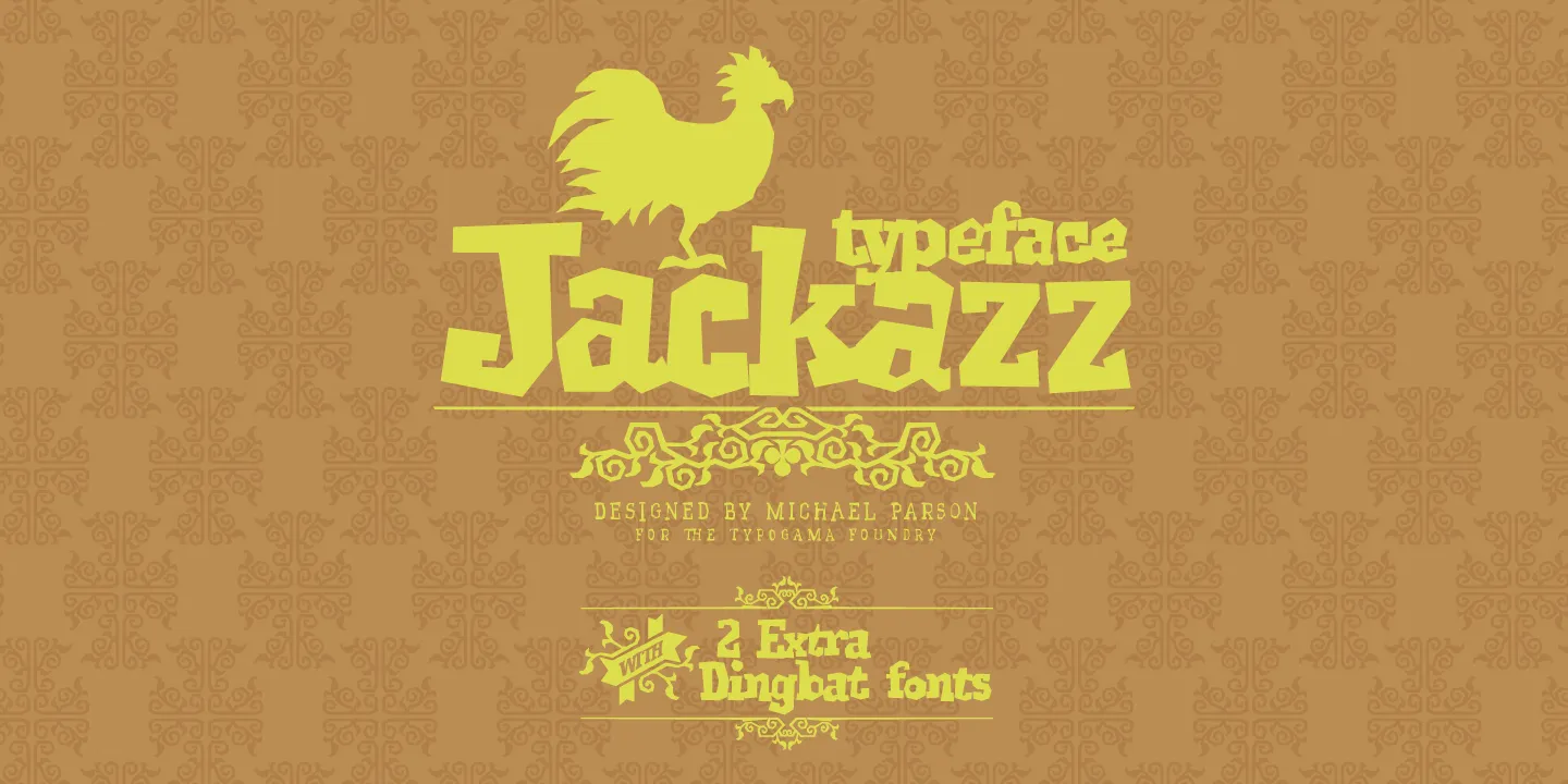 New font release: Jackazz, Chickenz & Framez cover